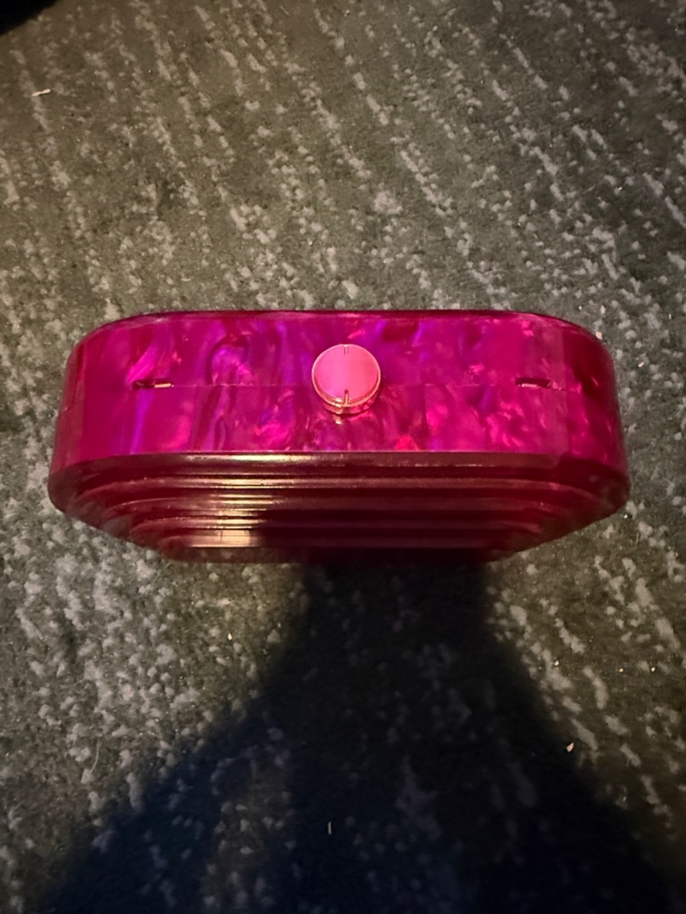 Urban Expressions Acrylic Evening Clutch - Picture 4 of 9